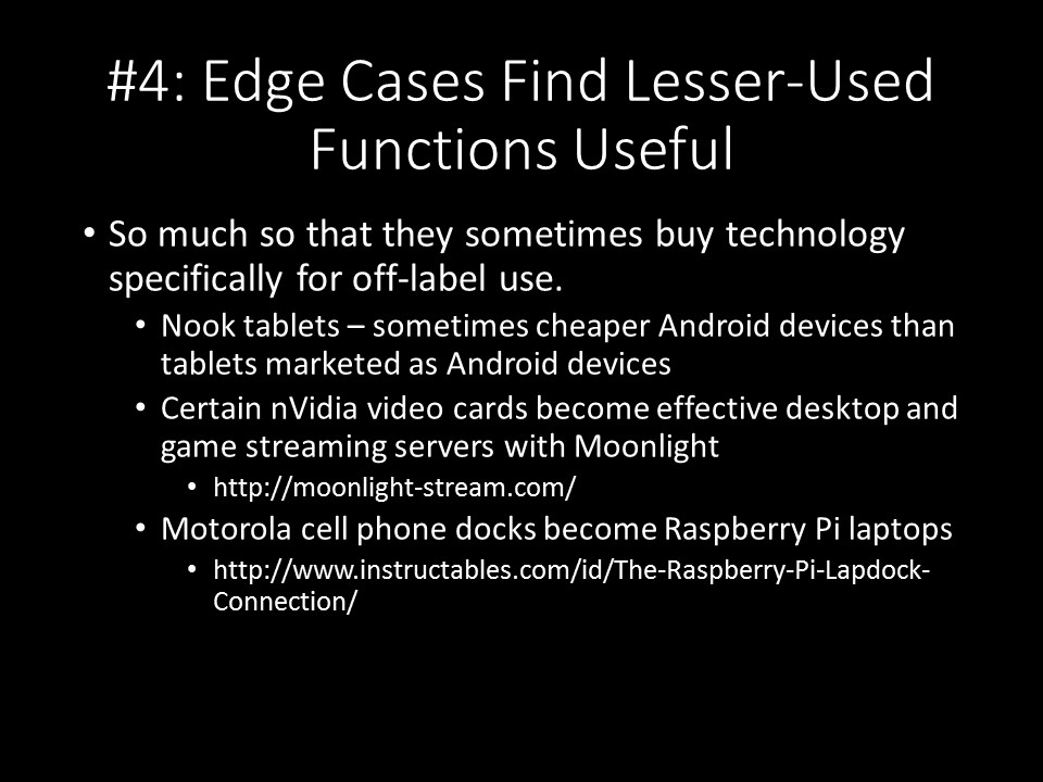 Edge Cases Love Lesser-Used Functions