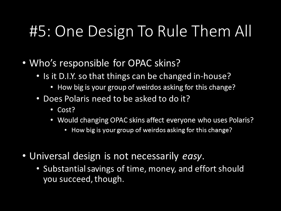 Making Changes to Polaris ILS