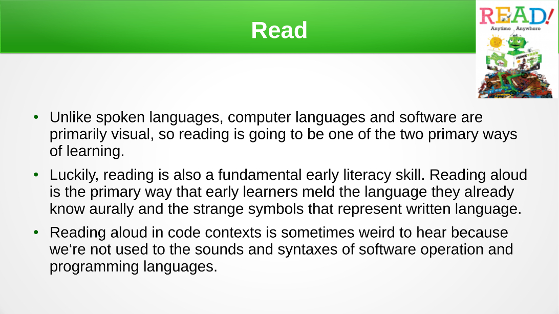 Read - Visual Computer Languages