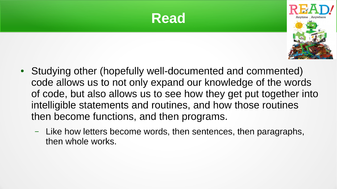 Read - Study Other Code