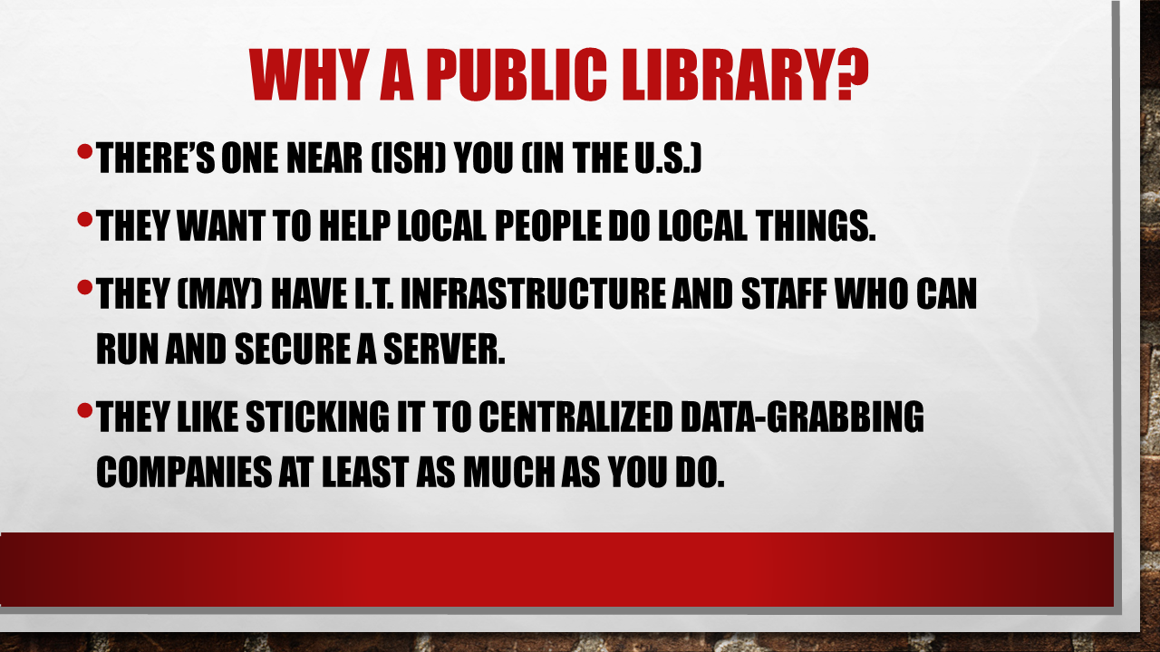 Why A Public Library?