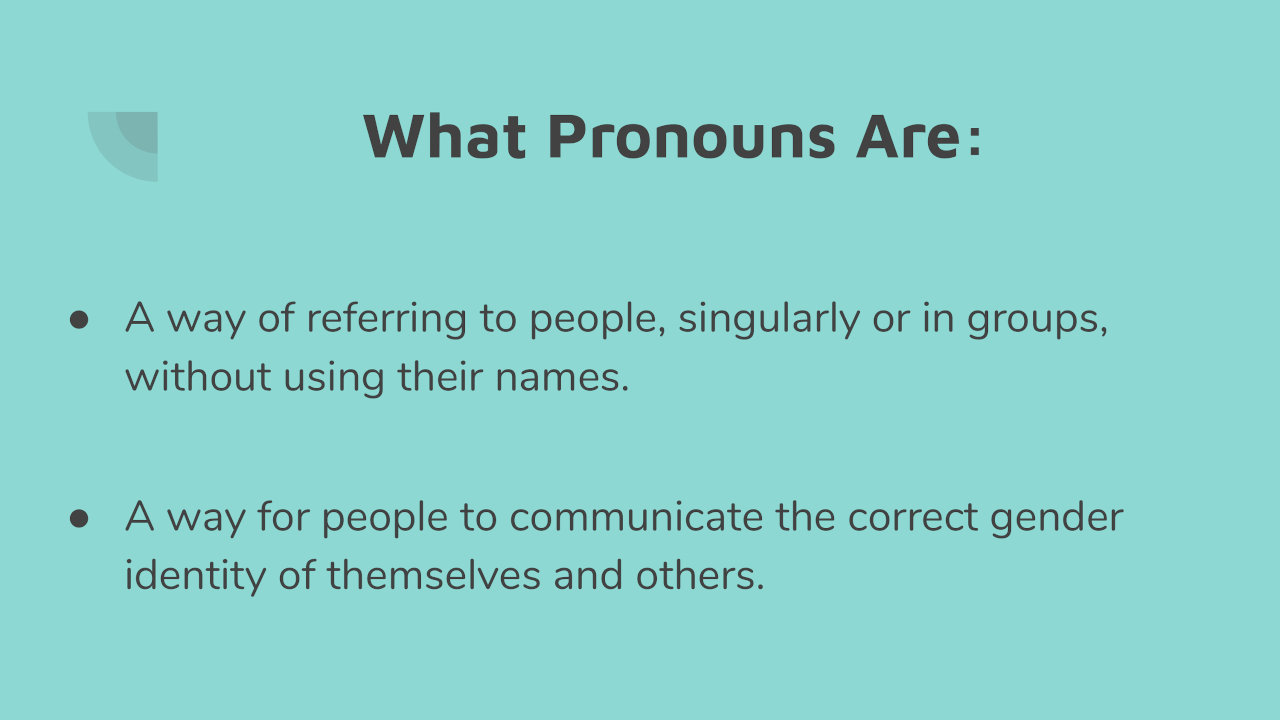 What Pronouns Are