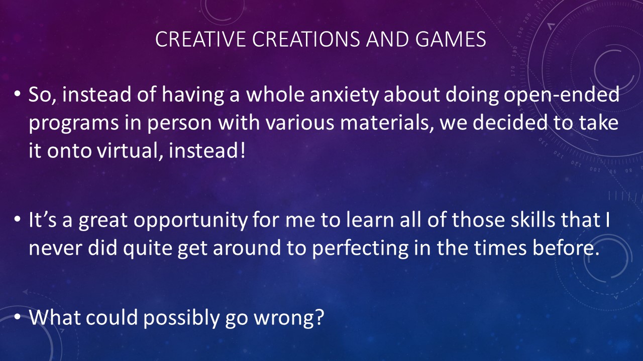 Creative Creations and Games